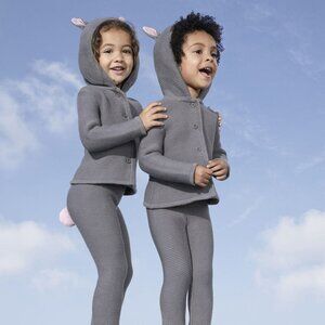 Victoria Beckham x Target Toddlers' Bunny Jacket and Pant Sweater Set 4T